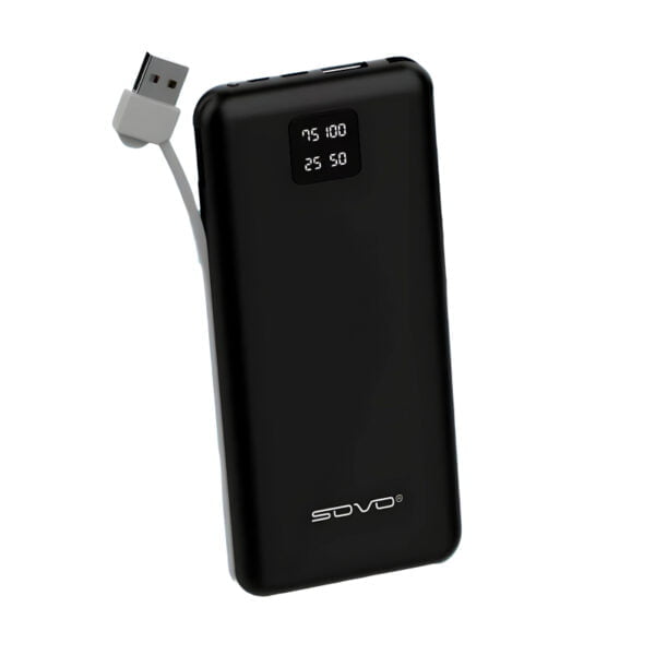 SOVO X22 10,000mAh Fast Charging Ultra-Thin Polymer Portable Power Bank - Image 2
