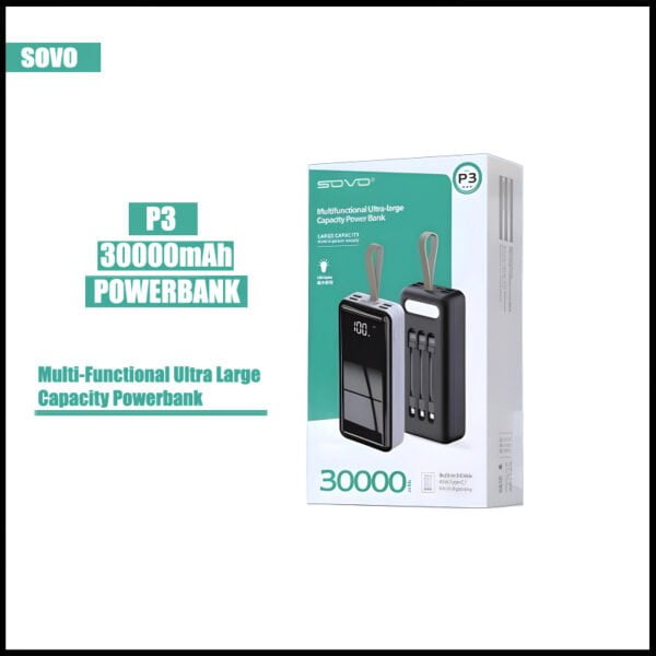 SOVO P3 30000 MAH Power Bank - Image 7