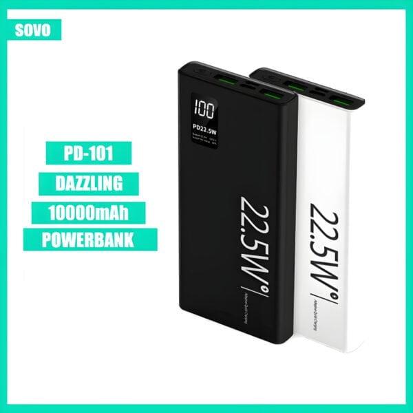 SOVO PD-101 Dazzling 10000mAh Portable Charger - Image 6