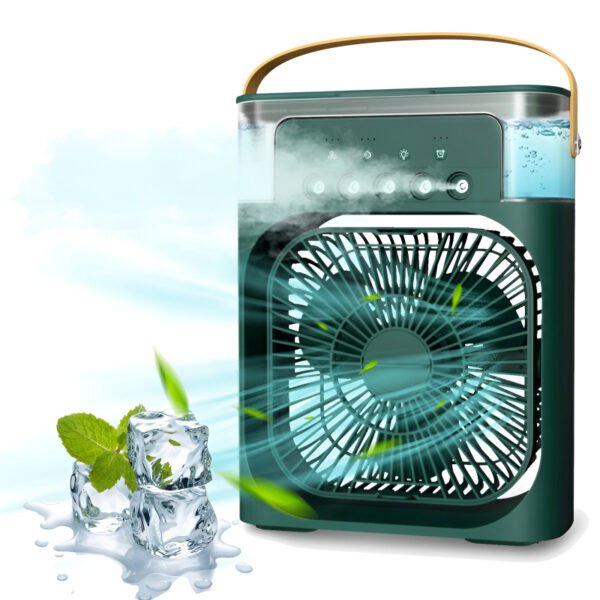 4 in 1 Portable Air Humidifier Cooling USB Fan with 7-Color Night Light - Image 6