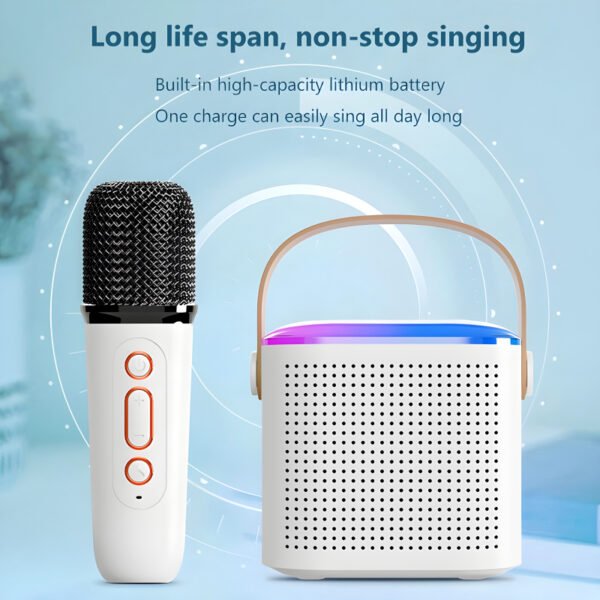 Y1 Mini RGB USB Rechargeable Wireless Karaoke Speaker