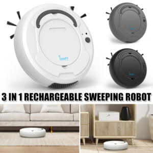 3 in 1 Intelligent Robotic Vacuum Cleaner with Strong Suction