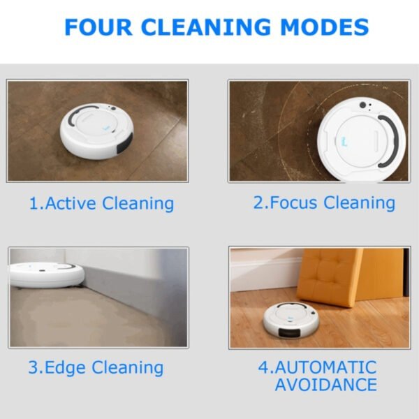 3 in 1 Intelligent Robotic Vacuum Cleaner with Strong Suction - Image 8