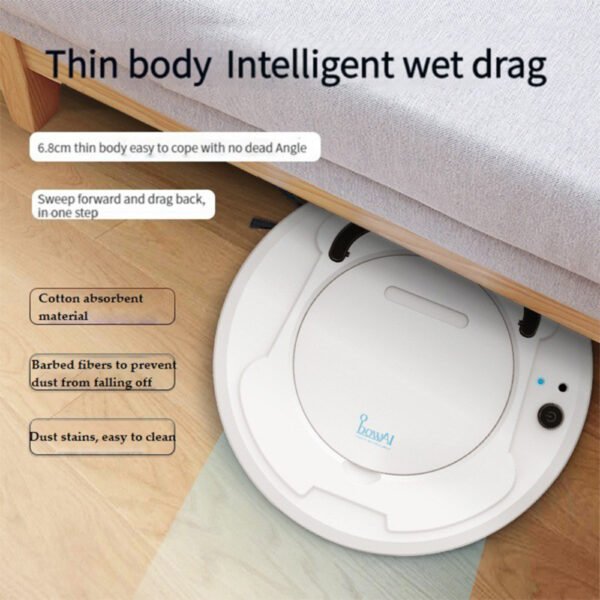 3 in 1 Intelligent Robotic Vacuum Cleaner with Strong Suction - Image 7