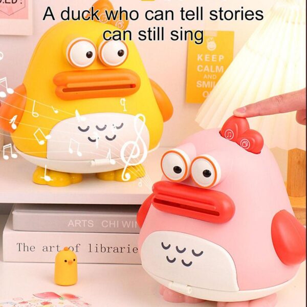 Cute Duck Cartoon Interactive Piggy Bank