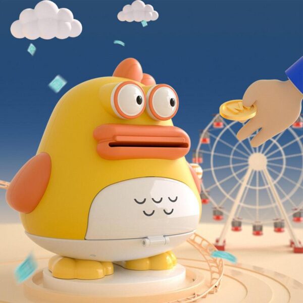 Cute Duck Cartoon Interactive Piggy Bank - Image 4
