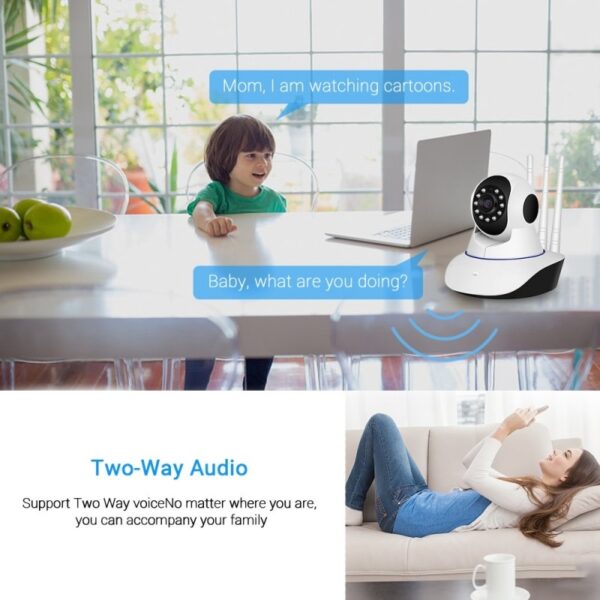 HD 1080P WiFi IP Camera with Night Vision, Smart Auto Tracking - Image 6