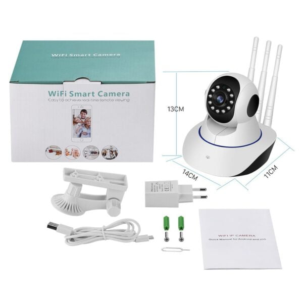 HD 1080P WiFi IP Camera with Night Vision, Smart Auto Tracking - Image 3