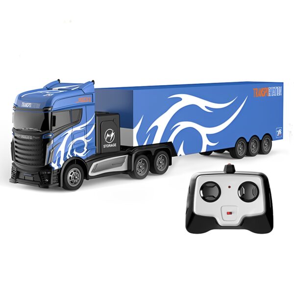 2.4GHz Remote Control 4 Channel 1:16 2WD Truck Trailer Toy - Image 3