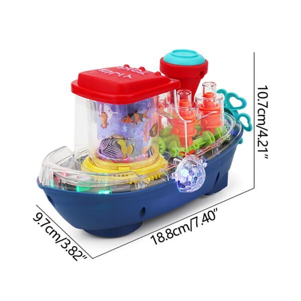 Underwater Symphony Musical Land Ship Toy - Image 8