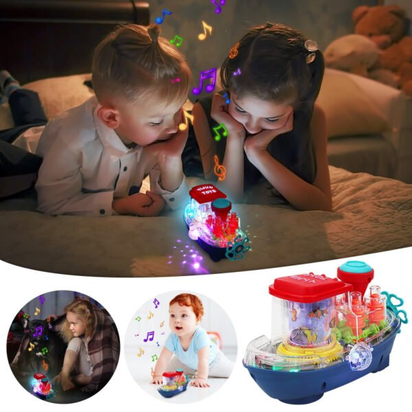 Underwater Symphony Musical Land Ship Toy - Image 5