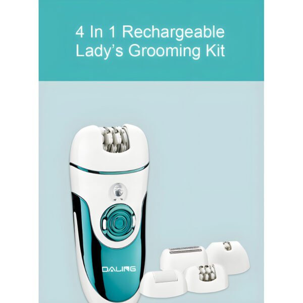 Daling DL-6018 Epilator 4-In-1 Multi-Functional Rechargeable Ladies’ Grooming Kit - Image 6
