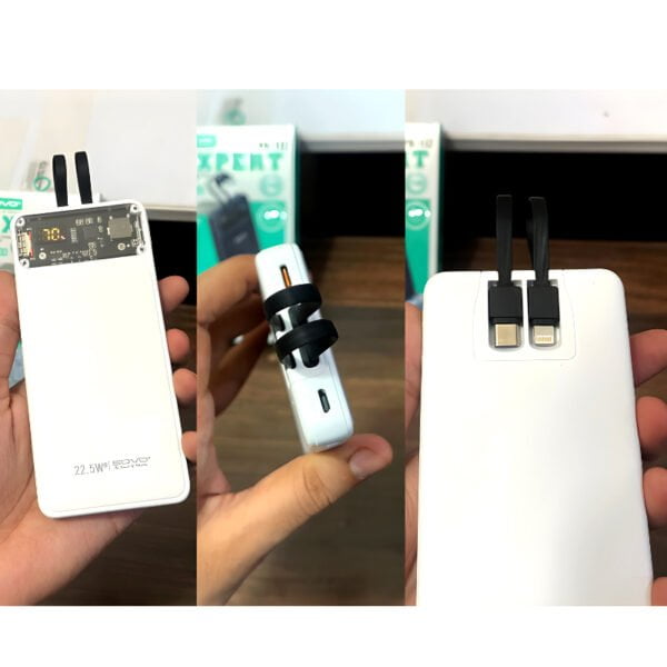 SOVO Expert PD-112 10000mAh Super Fast 22.5W Portable Charger Power Bank - Image 6
