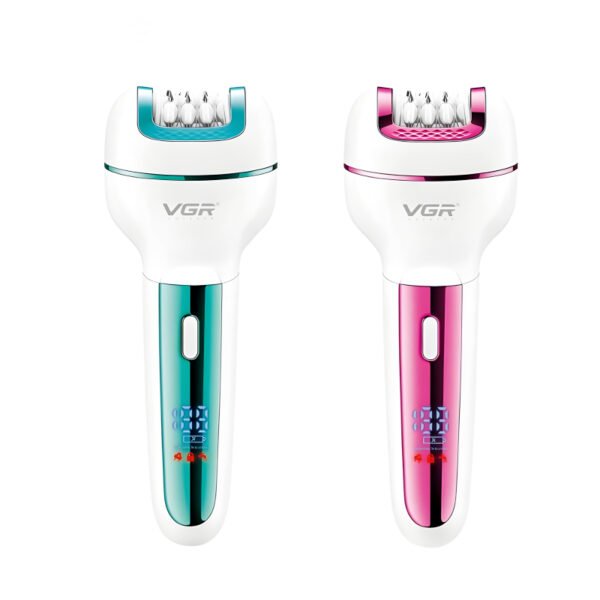 VGR V-732 Multi-Functional 3-In-1 Professional Electric Rechargeable Ladies Epilator - Image 8