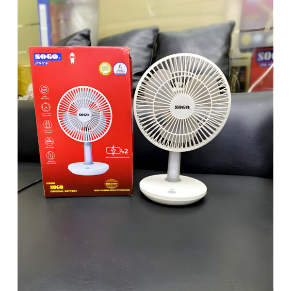 JPN-519 Sogo Mini Portable Rechargeable Fan - Image 3