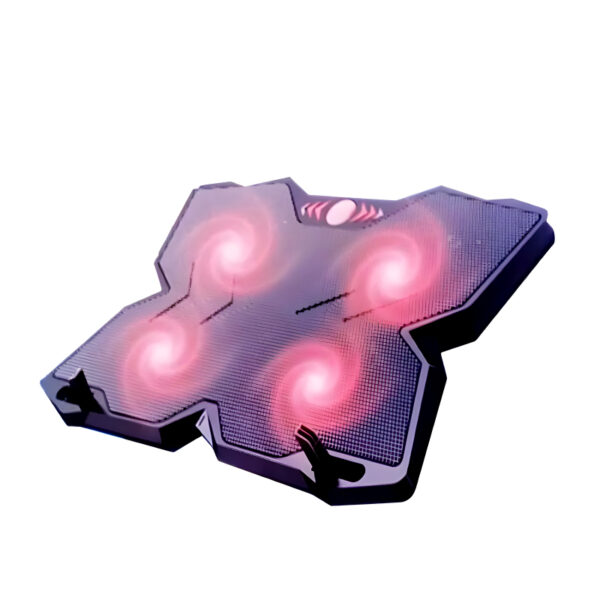F4 Plus Cooling Pad: Powerful, Silent, LED Effects - Image 3