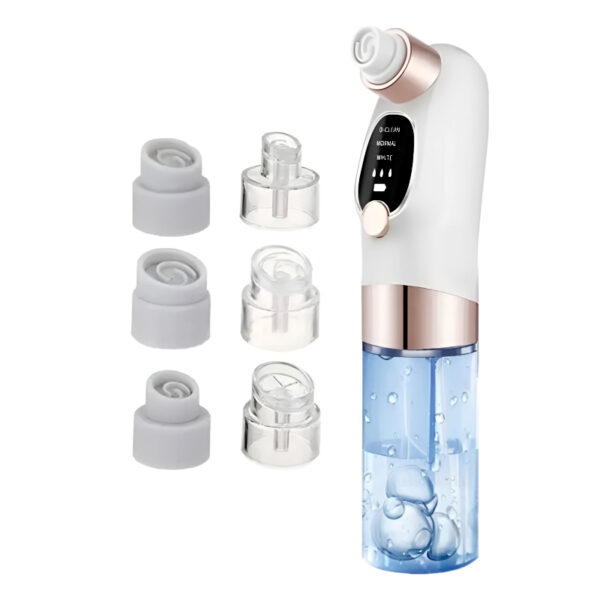 Rechargeable Bubble Blackhead Remover with Interchangeable Heads - Image 6
