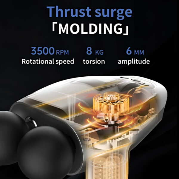 BLD-922 Double-Head Portable Massager with 10 Speeds - Image 8