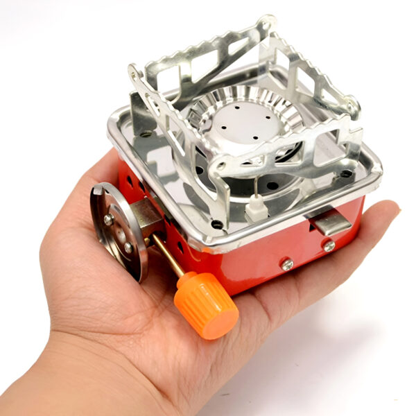 K-202 Compact & High-Quality Mini Portable Foldable Card Type Stove For Outdoor Camping - Image 6