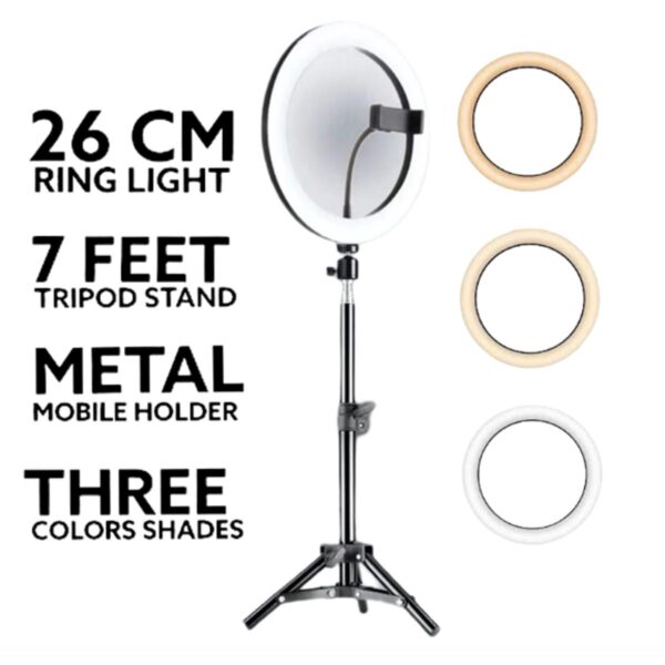 26cm Ring Light with stand