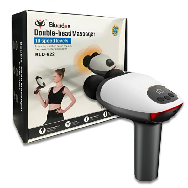 BLD-922 Double-Head Portable Massager with 10 Speeds - Image 4