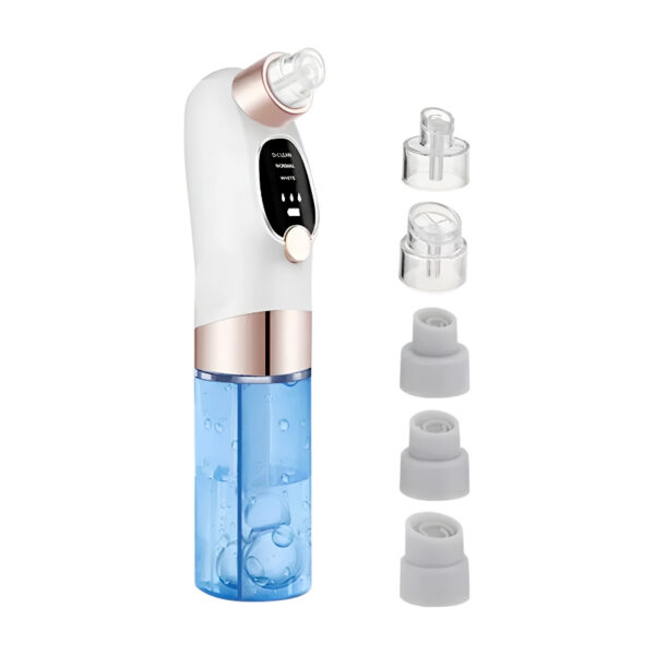 Rechargeable Bubble Blackhead Remover with Interchangeable Heads - Image 4