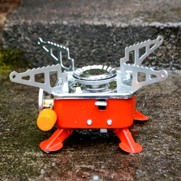 K-202 Compact & High-Quality Mini Portable Foldable Card Type Stove For Outdoor Camping - Image 3