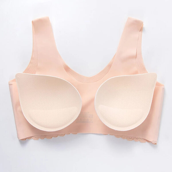 Women Top Vest Seamless Comfort Push Up Bra Shapewear Stretch Comfy Crop Sports - Image 7