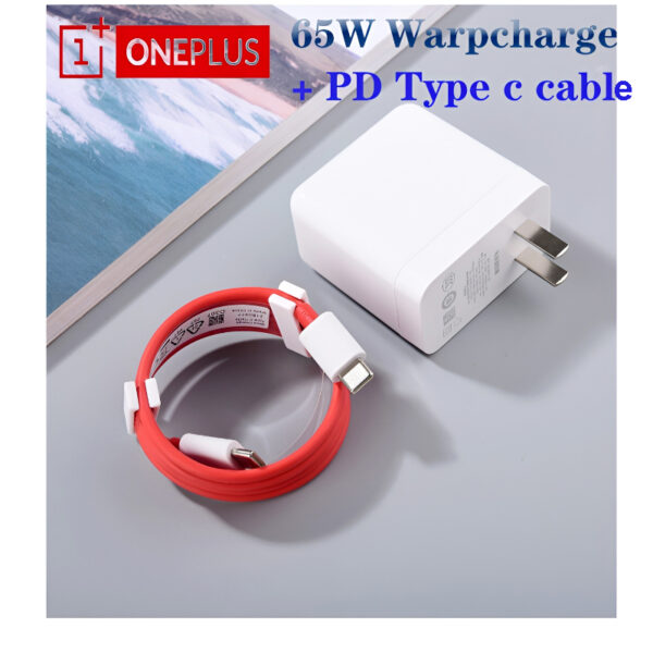OnePlus 65W Warp Charger & Type-C to Type-C Cable - Image 3