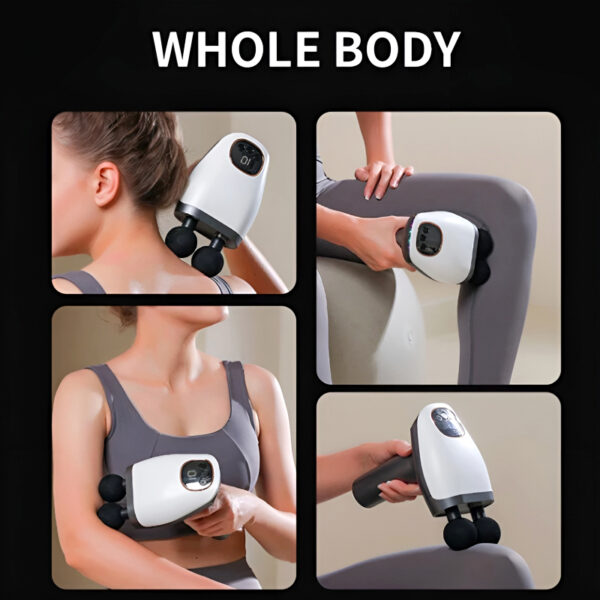 BLD-922 Double-Head Portable Massager with 10 Speeds