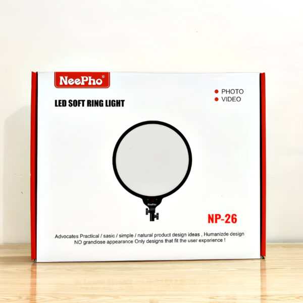 NP-26 NeePho 26 CM LED Soft Ring Light - Image 9
