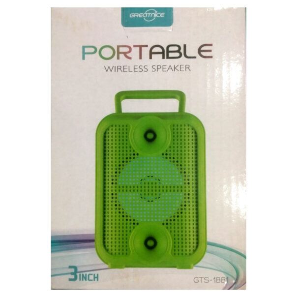 GTS-1881 Portable 3-Inch Bluetooth Wireless Speaker With Lighting Effects - Image 6