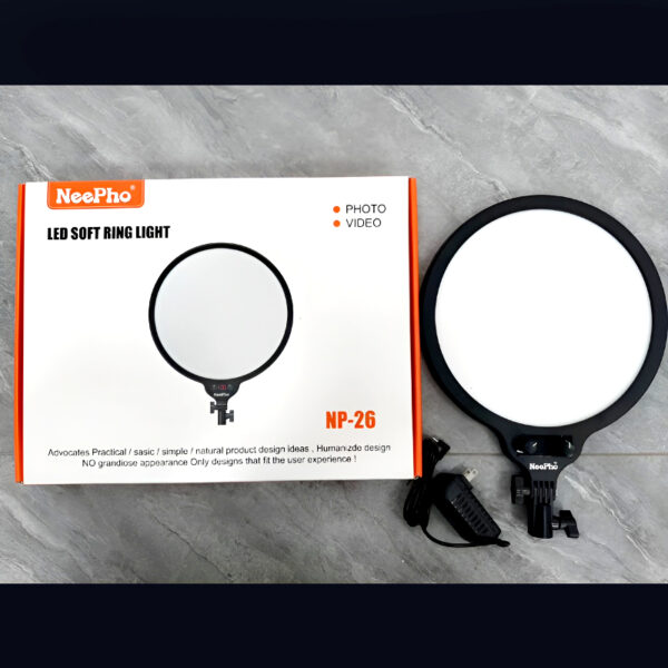 NP-26 NeePho 26 CM LED Soft Ring Light - Image 2