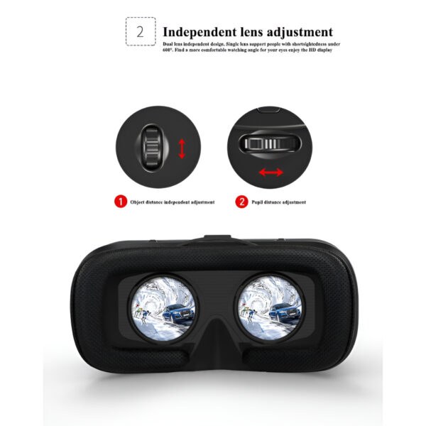 VR SHINECON SC-G06A Mobile Phone 3D Virtual Reality Glasses - Image 3