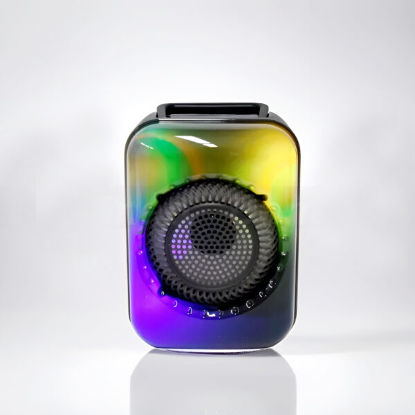 GTS-1867 Mini Portable 3-Inch Rechargeable Wireless Speaker with Flame Lighting Effect - Image 9