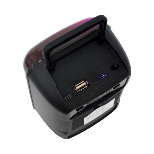 GTS-1867 Mini Portable 3-Inch Rechargeable Wireless Speaker with Flame Lighting Effect - Image 3