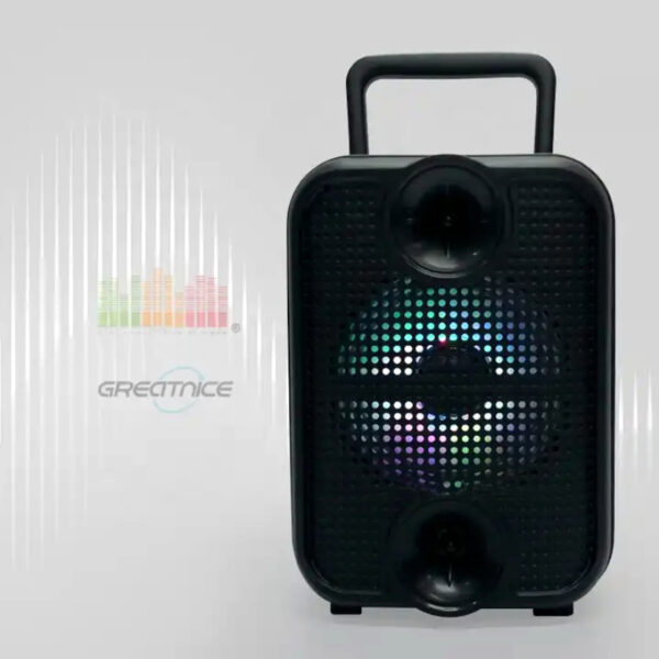GTS-1881 Portable 3-Inch Bluetooth Wireless Speaker With Lighting Effects - Image 4