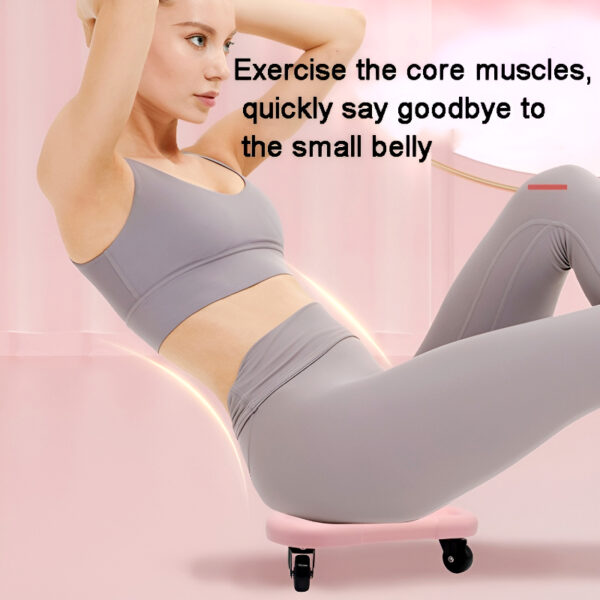 Three-Wheel Abdominal Exerciser – Premium Core Strengthening Gear for Home Fitness