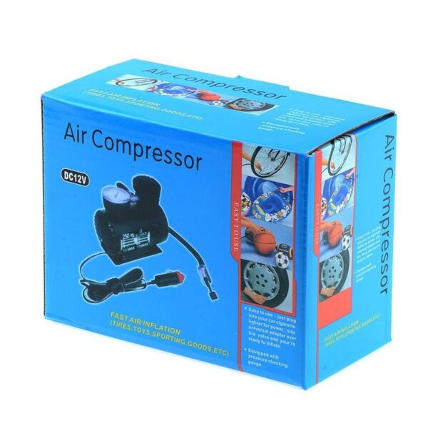 Mini 12V 300PSI Car Air Pump Tyre Compressor Portable Electric Car Air Pump - Image 3