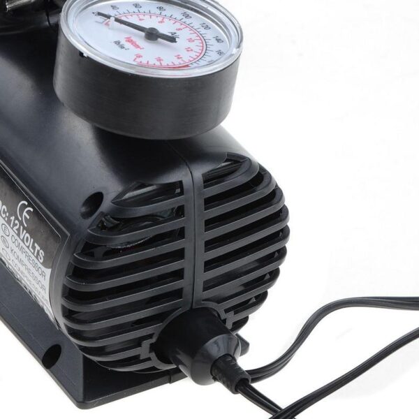 Mini 12V 300PSI Car Air Pump Tyre Compressor Portable Electric Car Air Pump - Image 2