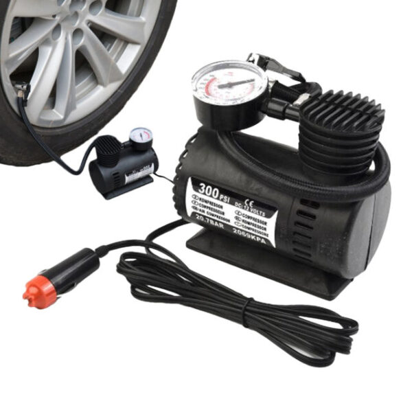 Mini 12V 300PSI Car Air Pump Tyre Compressor Portable Electric Car Air Pump
