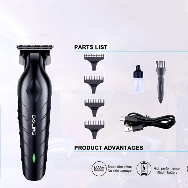 Daling DL-1767 Professional Hair Clipper for Men – Precision Rechargeable Grooming Tool - Image 3