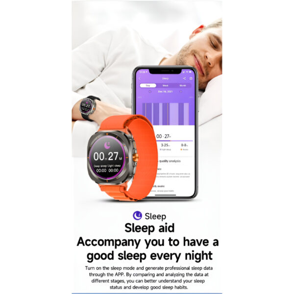 Z7 Ultra 1.46-Inch Ultra Large Screen – Outdoor Sports, Sturdy Design, Large Battery Capacity, Aluminium Alloy Smartwatch - Image 5