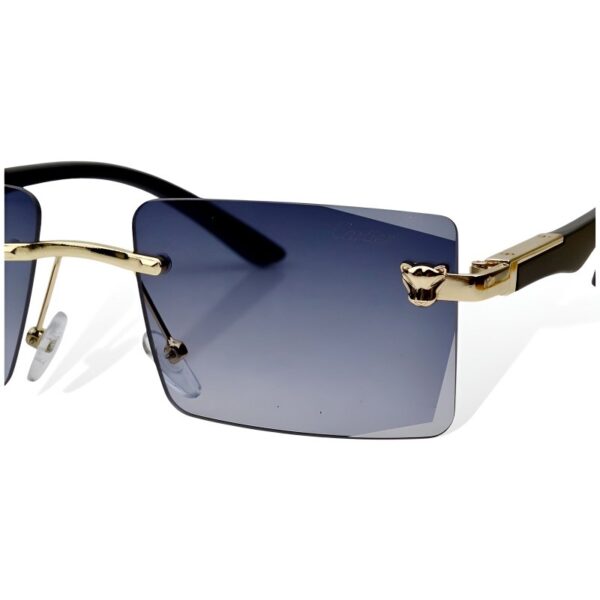 Trendy Rimless Polarized Sunglasses – UV400 Protection, Scratch-Resistant & Adjustable Fit - Image 4
