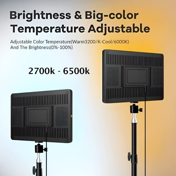 RL-19 studio LED light panel with adjustable brightness