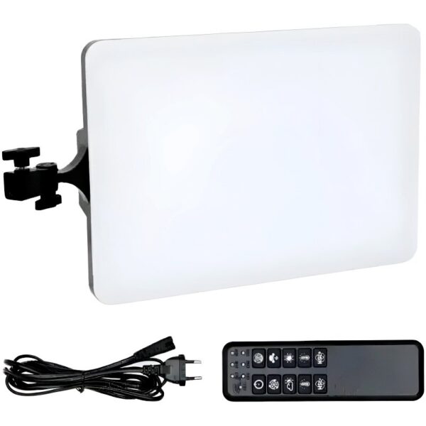 RL-16 Studio LED Rectangular Light Panel – Adjustable Color Temperature & Brightness with Remote Control