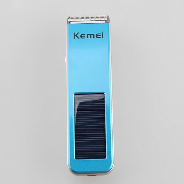 Kemei KM-579 Solar Powered Rechargeable Hair Clipper - Image 6