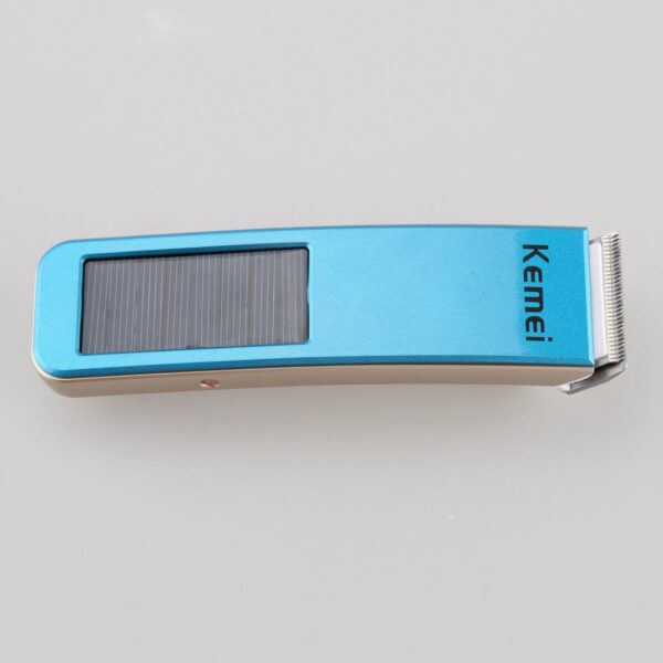Kemei KM-579 Solar Powered Rechargeable Hair Clipper - Image 5
