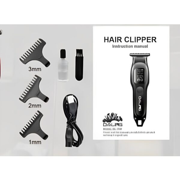 DALING DL-1747 Professional Hair Clipper High Energy Battery Portable With LED Display - Image 5