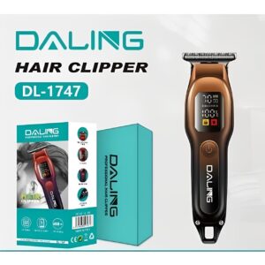 DALING DL-1747 Professional Hair Clipper High Energy Battery Portable With LED Display